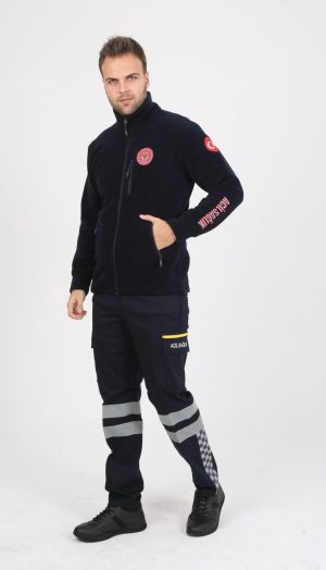 112 Acil Sağlık Reflektörlü  Pantolon -ERKEK -  LACİVERT